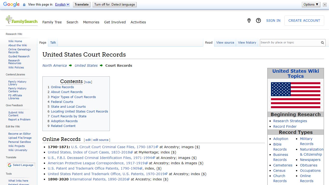 United States Court Records • FamilySearch